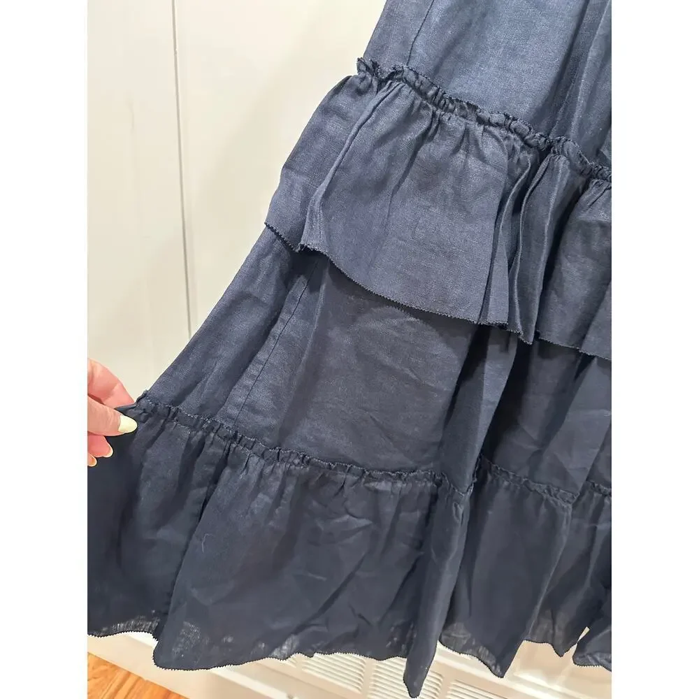 Sundays by We Are Sundays Linen Maxi Skirt Size S